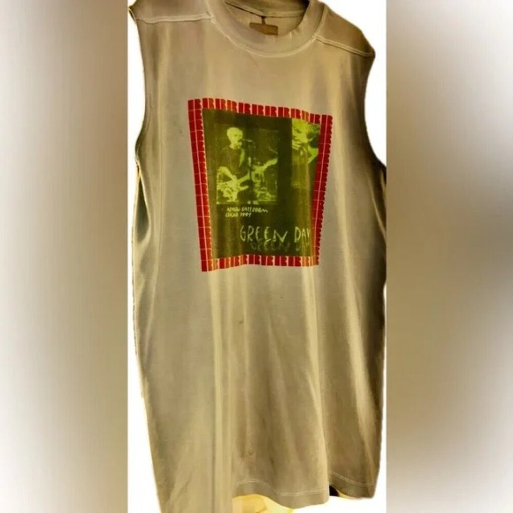 Chicago ballroom AUTHENTIC GREEN DAY RICK OWENS UNKNOWN WORLD JAPAN BRAND TEE